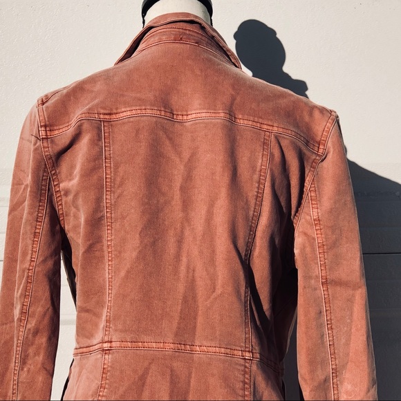 FREE PEOPLE Gorgeous Dust Pink Front Snap Jacket - Picture 10 of 16